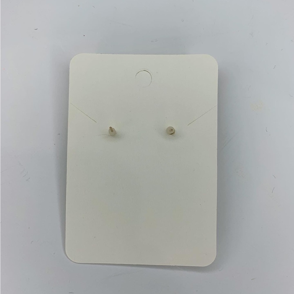 Gold line studs - Picture 3 of 4